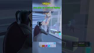 POV You play on a school laptop 💀 Fortnite fortniteclips martoz [upl. by Esiuqcaj]