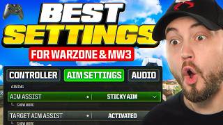 WARZONE Best Settings for SEASON 5 Graphics Audio amp Controller Settings [upl. by Ellette944]