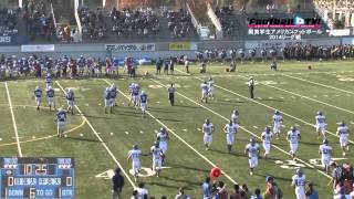 関東大学アメフト2014リーグ戦、中央大学vs日本体育大学 [upl. by Schonfeld]