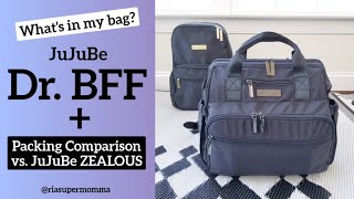 JuJuBe DR BFF  Whats in my bag  Packing Comparison vs JuJuBe Zealous [upl. by Harol59]