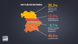 Flächenfraß in Bayern  wie viel Land ist schon zubetoniert fragBR24💡  BR24 [upl. by Mervin]