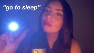 asmr  “go to sleep” amp light triggers [upl. by Dukey]