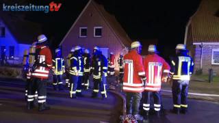 Feuerwehr bekämpft Kellerbrand in Sulingen [upl. by Mohammad411]