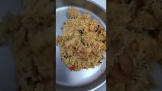 Briyani with chicken gravy briyani chickencurry yummy trending viralreels viralvideo vlog [upl. by Sigfried594]