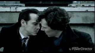 Sherlock amp Moriarty Kiss  Sherlock Series 3 Episode 1 [upl. by Hsac]