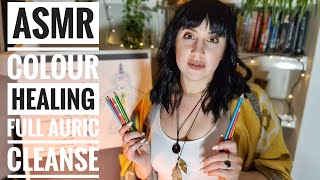 ASMR  🖍 Colour Therapy for your Aura  Chromotherapy 💜  Reiki Symbols [upl. by Anahsohs]