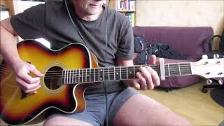 Tes Yeux noirsIndochine cover guitare acoustique [upl. by Offen]