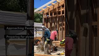 Preparing for sheathing 2024 plywood homeimprovement home renovation construction diy sub [upl. by Araiek]