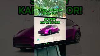 TESLA PREMIUM BAĞLANTI SPOTIFY KAPATILIYOR  TESLA MODEL Y SR  PREMIUM  SPOTIFY [upl. by Erdnuaed]