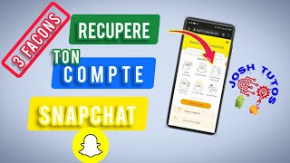 comment récupérer son compte Snapchat  3 façons de récupérer ton compte Snap en 2022 tuto Snap [upl. by Kristos]