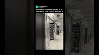 Tesla is currently constructing a significant Al training supercluster [upl. by Arin]