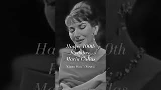 Happy 100th Birthday Maria Callas Hier singt die Opernlegende quotCasta Divaquot aus Bellinis quotNormaquot [upl. by Utta805]