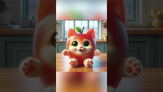 Kucing berubah jadi Gummy buah buahan kucing cat funny [upl. by Adnahsor]