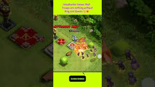 Headhunter Wants Big Fish 💯  Clash of Clans  clashofclans coc gaming ytshorts [upl. by Wilkins943]