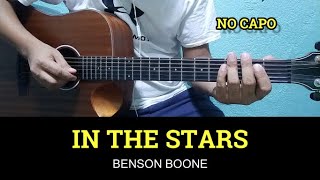 In The Stars  Benson Boone  No Capo   Guitar Tutorial  Guitar Chords [upl. by Mccahill]