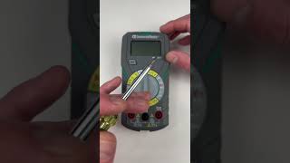 Multimeter Basics Part 1 Commercial Electric MMM8301s [upl. by Neoma]