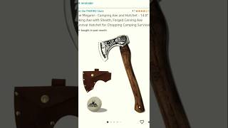 The Megami 45 Amazon Hatchet review axethrowing amazonreview hatchets unboxing axe sleven [upl. by Hospers]