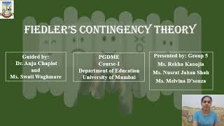 Fiedlers Contingency Model [upl. by Eniluqaj424]