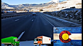 Winter Trucking‼️ Denver to Colorado Springs Cold Haul Challenge  Will It Snow [upl. by Alphonsine]