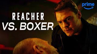 Reacher Takes Out a Boxer in One Move  REACHER  Prime Video [upl. by Annoda]