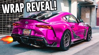 BIG TURBO SUPRA WRAP COLOR REVEAL [upl. by Zeb]