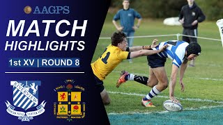 Riverview vs Scots  AAGPS Round 8 2024  1st XV Highlights [upl. by Ilona]