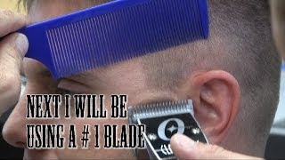 How To cut a High and Tight  short tapered mens haircut  Taper fade faster tutorial [upl. by Akemak228]