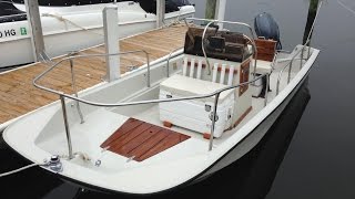 1985 Metan Boston Whaler Montauk 17 Restoration [upl. by Yam]