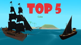 Top 5 Best Warships In Krewio [upl. by Enyaht]