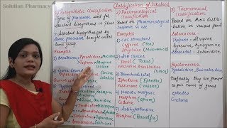 Class 48  Alkaloid Part 04  Types of Alkaloids  Classification of Alkaloids Parts 02 [upl. by Inoek337]