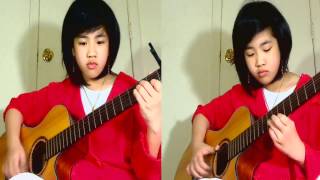 Trieu Doa Hong  Virginia Nguyen  Guitar Duet [upl. by Eiramanin]