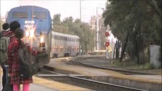 Amtrak Trains on Thanksgiving Day [upl. by Notnil]