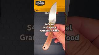 Buck 113 S45VN Steel Granadillo Wood BOTM buck knives [upl. by Nuoras]