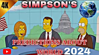 Simpsons cartoon predictions 🔥🔥What happened in 2024 predictionselection2024 zemtvhassantv [upl. by Asiat]