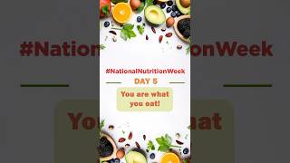 Day 5 of NationalNutritionWeek – Discover the concept of You Are What You Eat 😇 ytshorts [upl. by Soble]