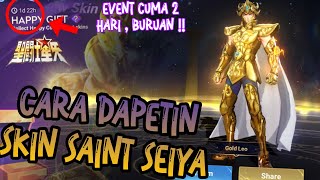 Cara Dapet skin saint seiya gratis Di HOK  saint seiya skin for free [upl. by Neddra76]