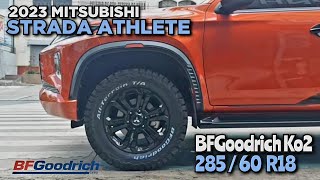 2023 Mitsubshi Strada Athlete on BFGoodrich ko2 285x60 R18  RNH Tire Supply [upl. by Roda]