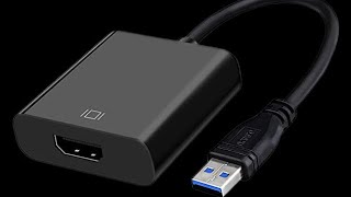 TUTORIAL Instalación de adaptador USB 30 a HDMI [upl. by Erdnad]