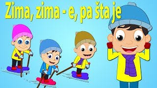 Zima zima e pa šta je  Dječje pjesmice  Zima 2017 [upl. by Berneta]