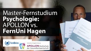 Fernstudium Master Psychologie FernUni Hagen vs APOLLON – berufsbegleitend studieren [upl. by Adnema]