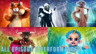 All Episode 2 Performances  The Masked Singer Season 6 [upl. by Ardnatal]