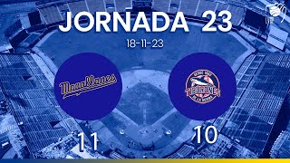 JORNADA 23 RESUMEN  Navegantes del Magallanes 11  Tiburones de La Guaira 10 2324 181123 [upl. by Eek]