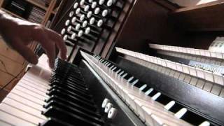 JS BACH  Erbam dich mein o Herre Gott BWV 721 Hauptwerk Orgue Hinsz Kampen [upl. by Anilat455]