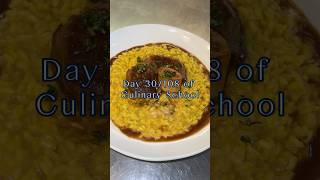 ossobuco AND risotto what a day🍴culinaryschool culinarystudent iceculinary nyc manhattan [upl. by Ecyac]