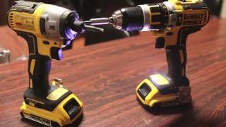 DEWALT 20V Brushless Drill amp Impact Drill  Demo  Quick Review [upl. by Runck407]