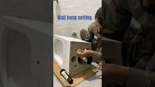 Part 2 Wall hung toilet setting plumbing works please subscribemychannel please [upl. by Zolnay303]