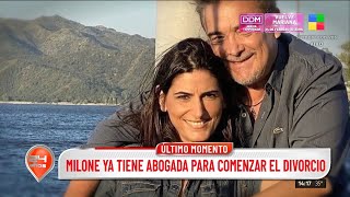 Separación y polémica Cecilia Milone ya tiene abogada para comenzar el divorcio [upl. by Orodisi254]