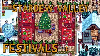 Feast of the Winter Star  Stardew Valley Festival [upl. by Harbed]