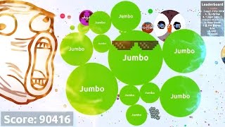 Agario 90K Score  SOLO AGARIO GAMEPLAY [upl. by Marsiella]