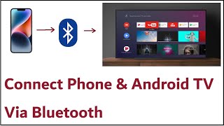 How to Connect Phone And Android TV Via Bluetooth [upl. by Volotta]